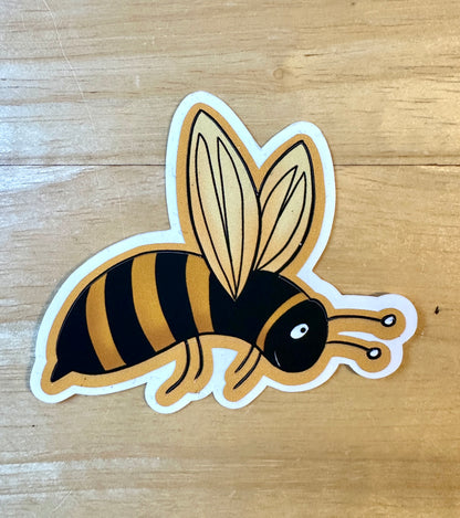 Bumble bee waterproof sticker