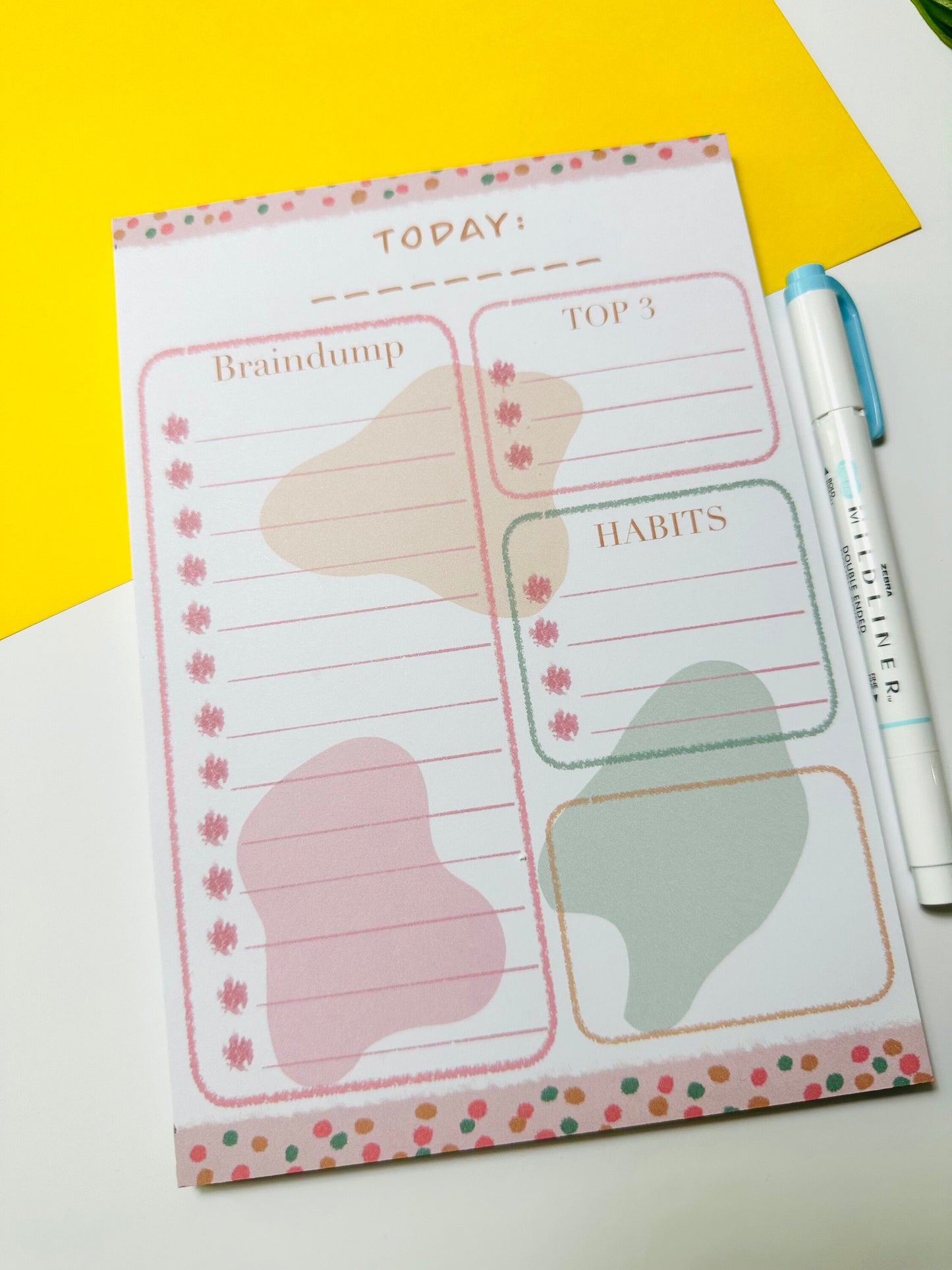 Cute A5 Tear Off Notepad