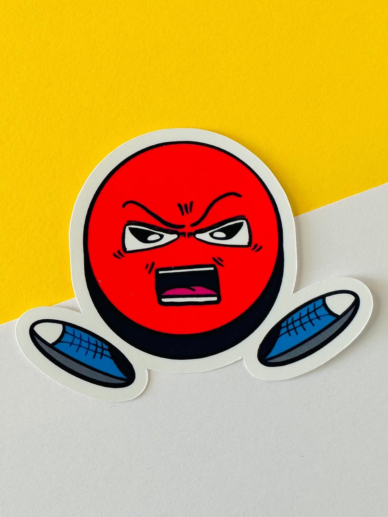 Mr Full Stop Cute Vinyl Waterproof Sticker by himself