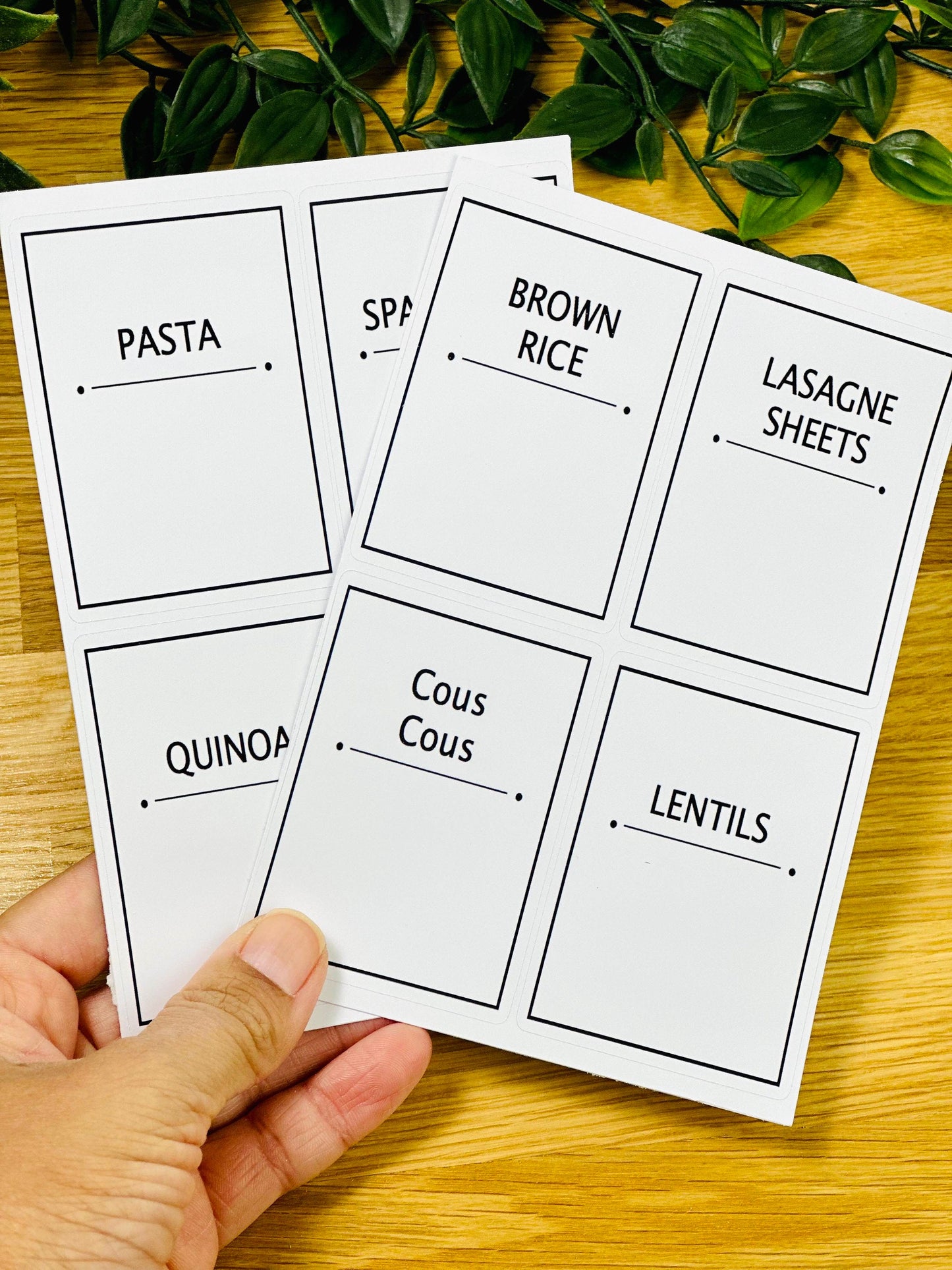 waterproof pantry labels home organisation labels held