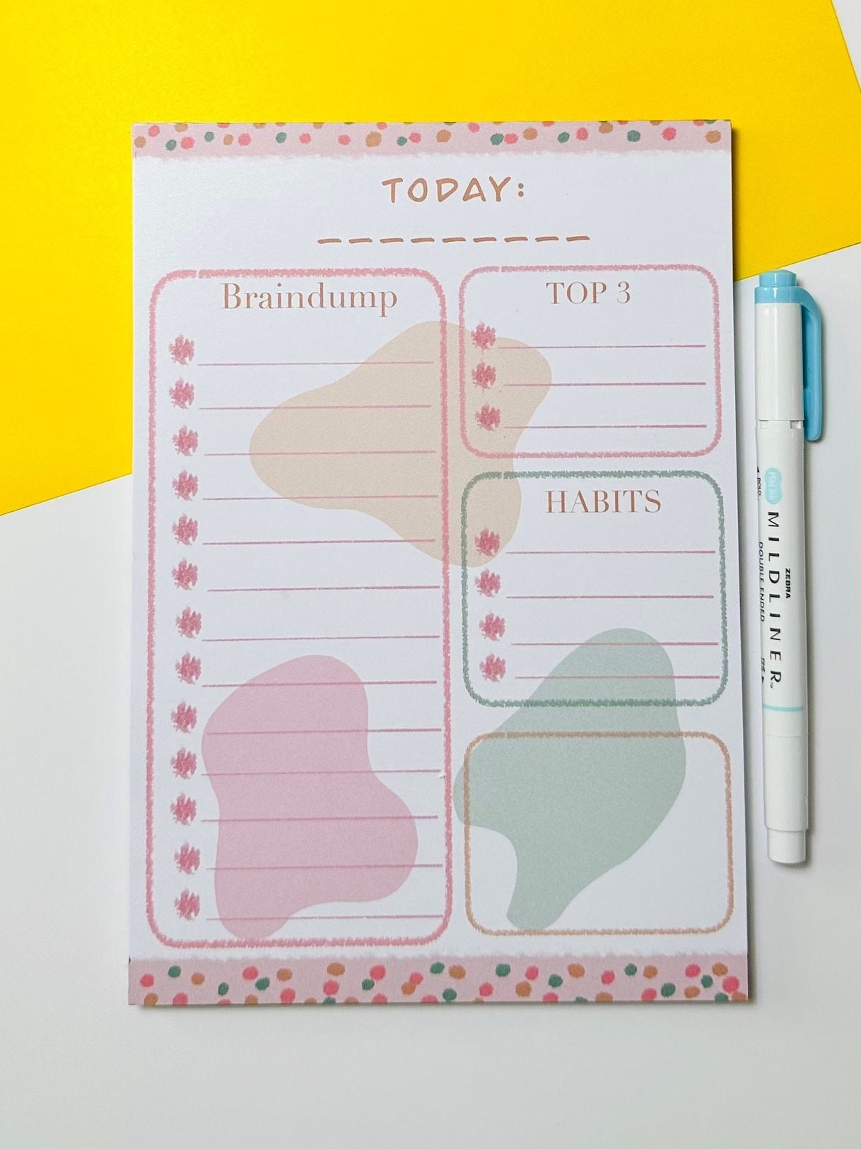 Cute A5 Tear Off Notepad