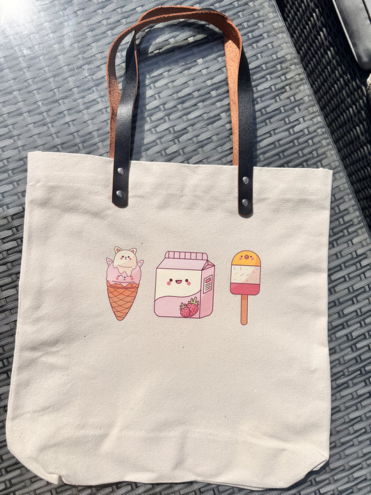 Cute Food Kawaii Tote Bag