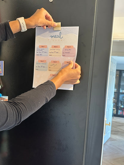 A4 Weekly Meal Planner Notepad