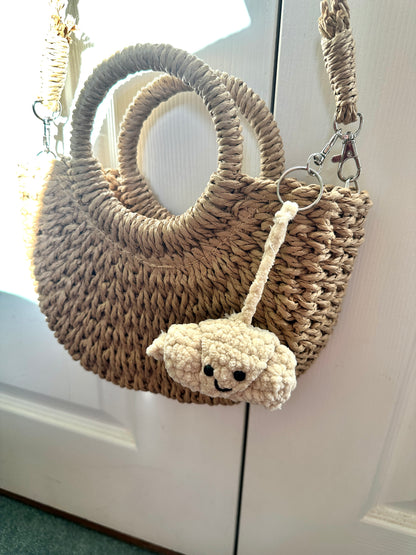 Cute Plush Crochet Croissant