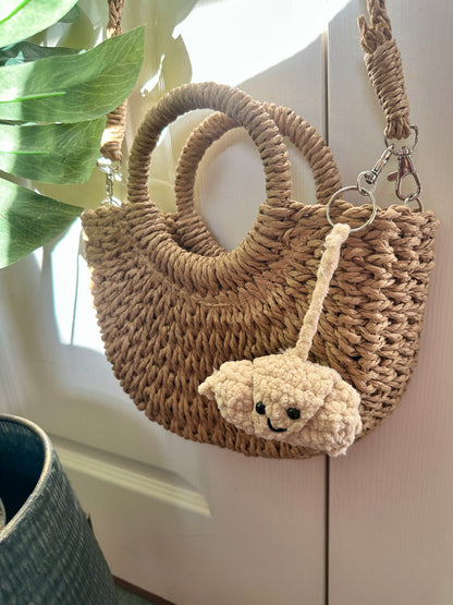 Cute Plush Crochet Croissant